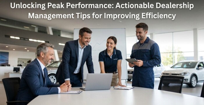 Dealership Management Tips for Peak Efficiency and Profit